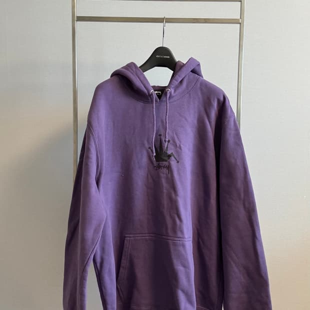 Stussy 스투시 크라운 후드티 XL
