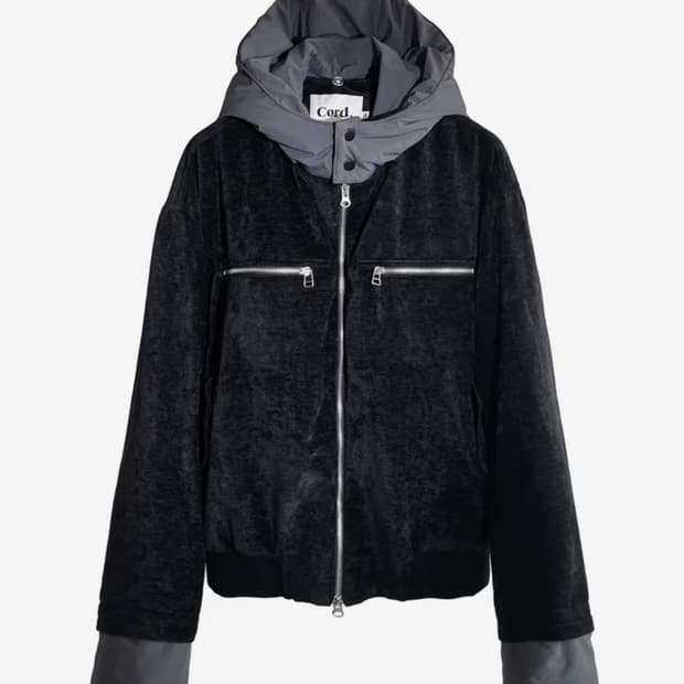 CORD(코드) 멜로 디테치드 키트 벨루어 자켓 M
