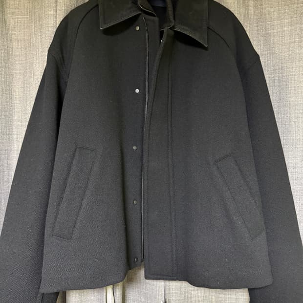 준지 25fw 니트 레이어드 코트 48사이즈 판매