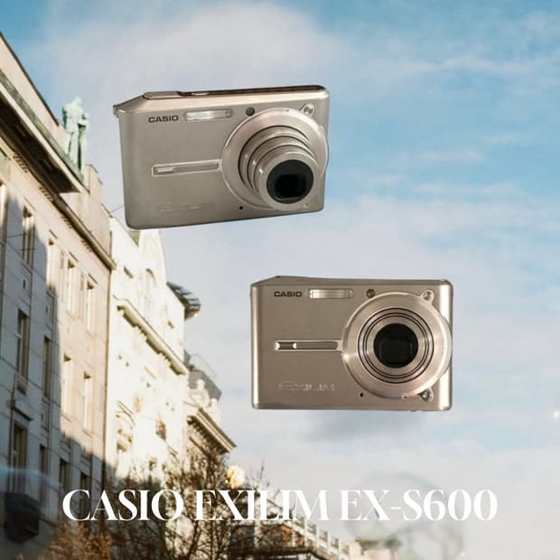 카시오 엑슬림 EX-S600 빈티지디카 디지털카메라