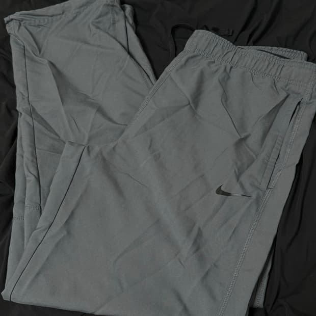 Nike gray track pants