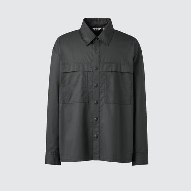 유니클로u 유틸리티 오버셔츠