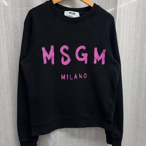 MSGM 밀라노 로고 맨투맨 MSGM Milano Logo Sweats