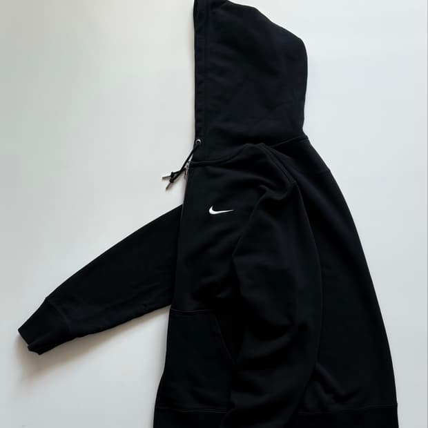 Nike 나이키 블랙 스우시 후드 집업