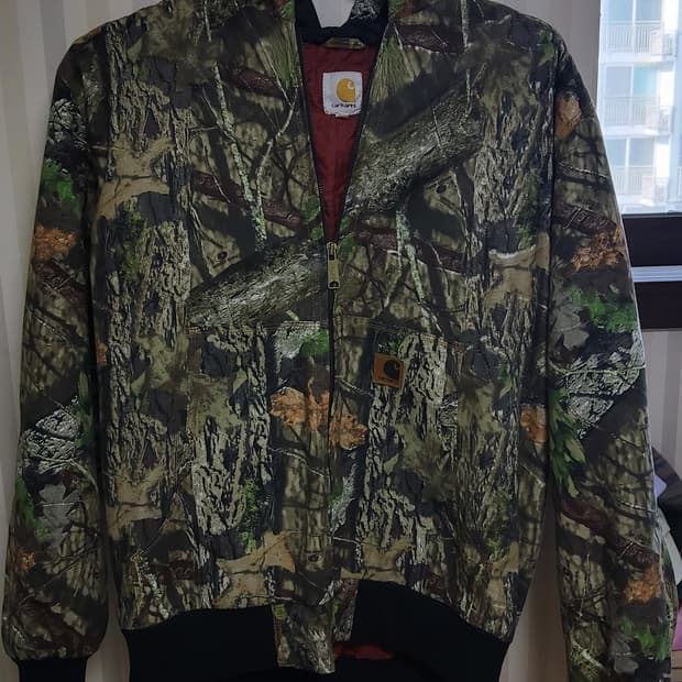 칼하트 리얼트리 후드자켓.