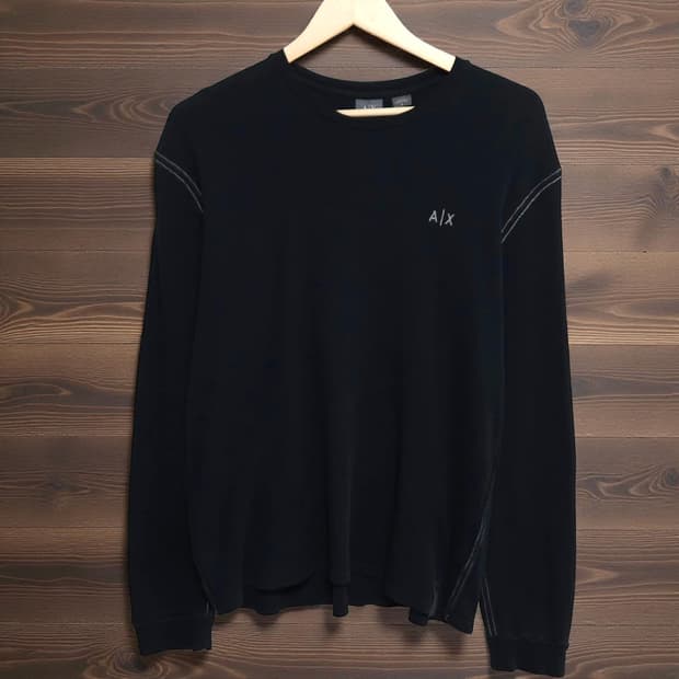 105)ARMANI 아르마니 익스체인지 와플 니트