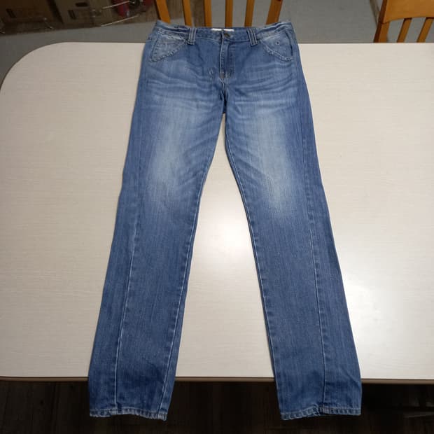 30 CONVERSE 데미지워싱 슬림일자 리페어진 30-229