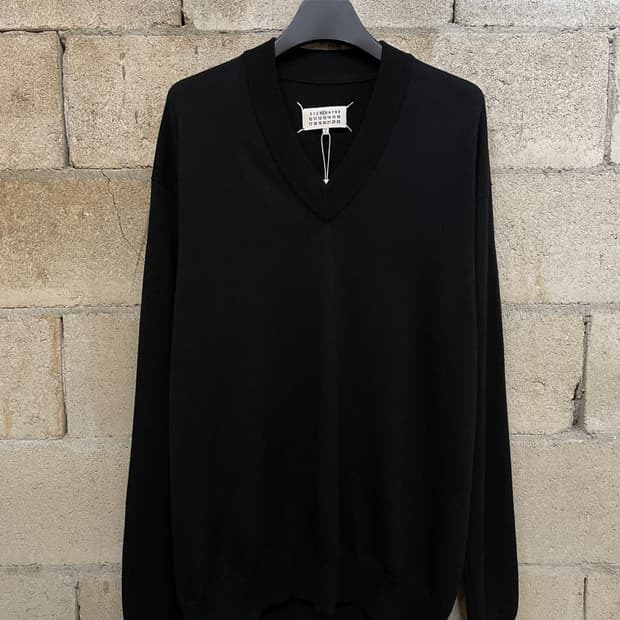 메종 마르지엘라 오버사이즈 울 니트