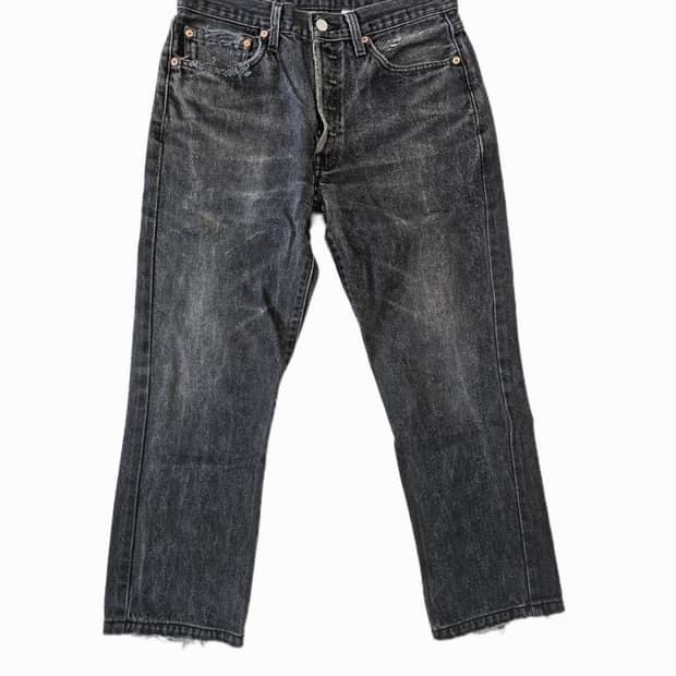 [W32 L32(28)] 리바이스(Levi's) 501 오리지널 핏 워시