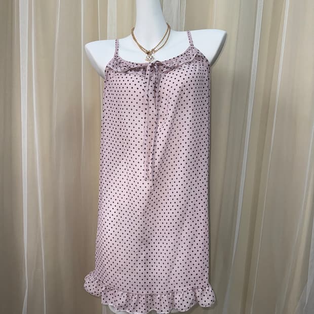 DOT DRESS 도트 프릴 원피스