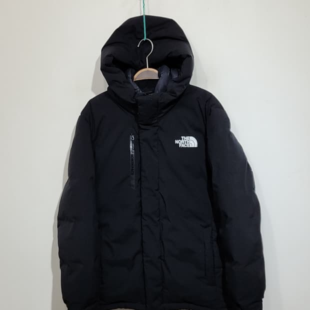 (M) 노스페이스 구스다운 패딩점퍼 블랙 드라이벤트 후드자켓 