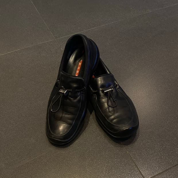 prada sports string loafer