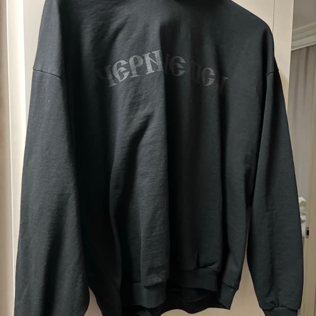 [2(M)] 이지 x 고샤 루브친스키 YZY 블랙 독스 후드