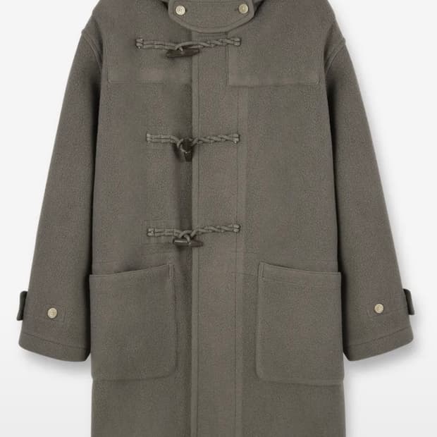 [4] 브라운야드 23fw 더플코트 올리브그레이