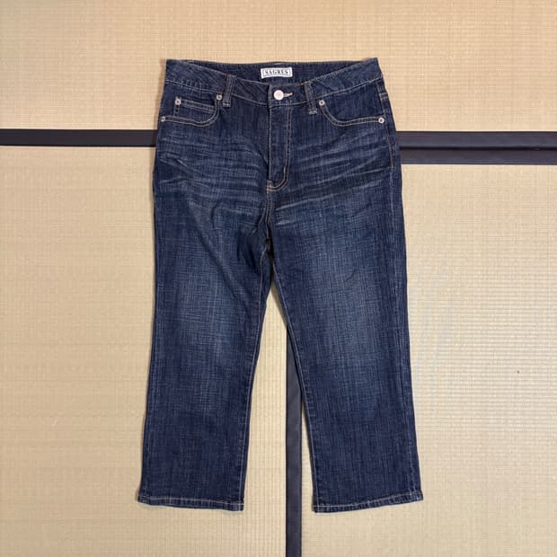 SAGRES 데님 카프리 팬츠