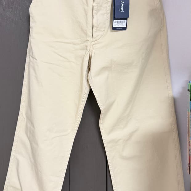 드레익스 와이드치노팬츠 ss25 새제품