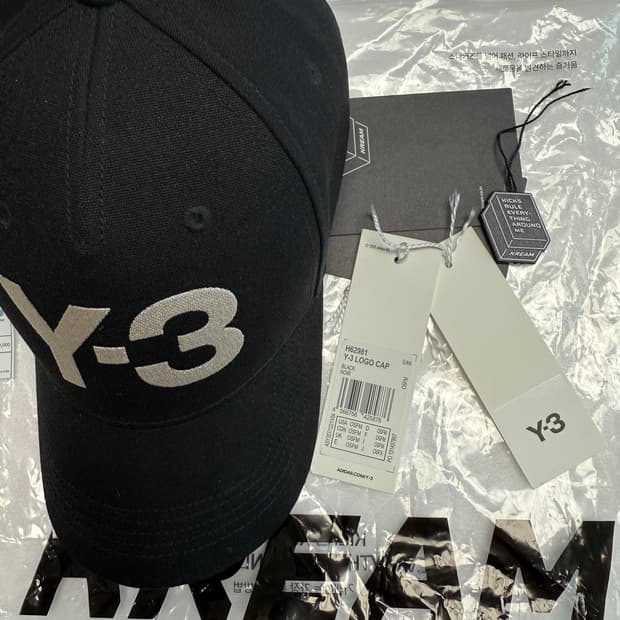 Y-3 로고 캡 블랙 OSFM