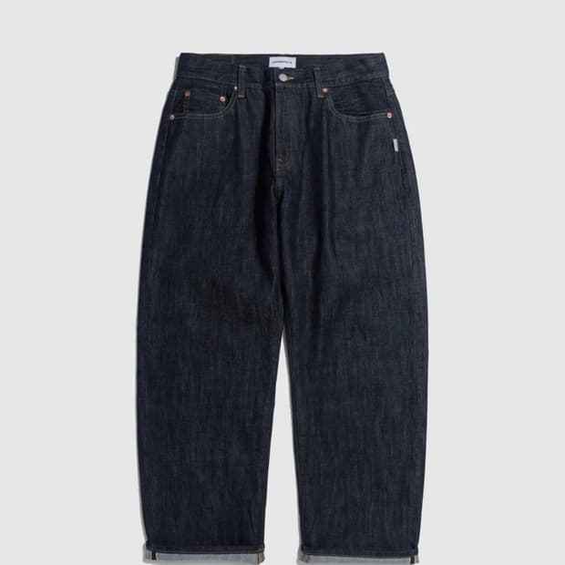 에스피오나지 셀비지 릴렉스드 데님팬츠 