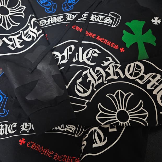 XL 크롬하츠 스탠실후드티