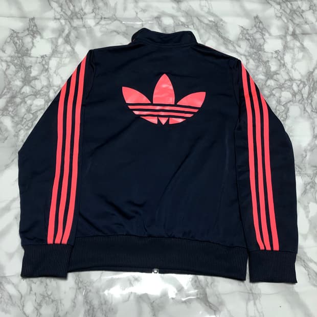 아디다스 파이어버드 빅로고 져지 상태굿 트랙탑