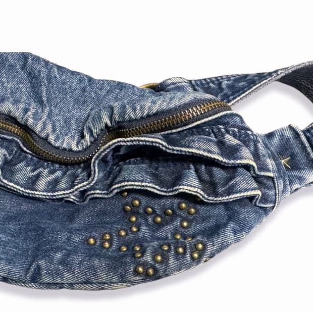 Y2K 갸루 데님 벨트백