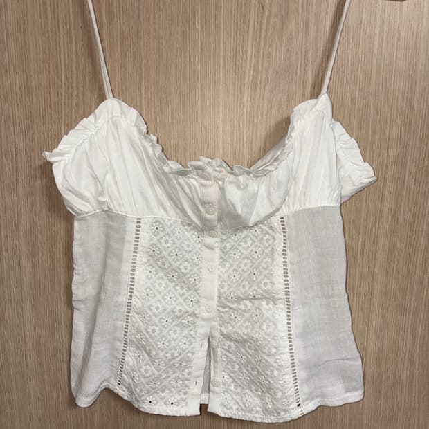 ZARA 자라 화이트 뷔스티에