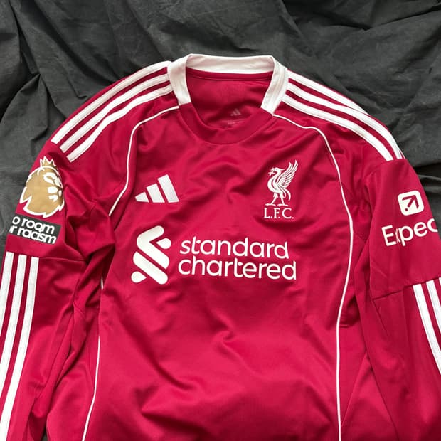 [살라마킹] 리버풀 아디다스 긴팔 유니폼 롱슬리브 홈 25/26 L사이즈