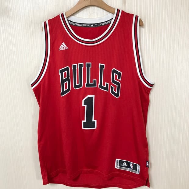 NBA 아디다스 시카고불스 스윙맨유니폼 L #1 데릭로즈
