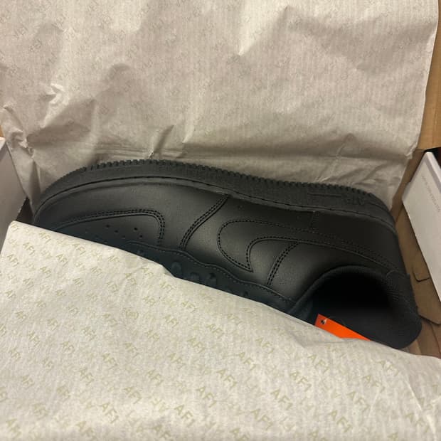 290) 새상품 에어포스 블랙