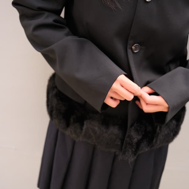 1997aw Fur trimming jacket