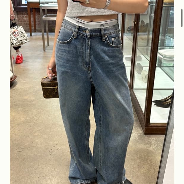 바이무드 Vintage Rough Denim deep blue