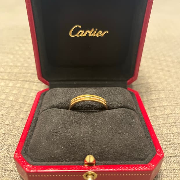 까르띠에 방돔루이 삼색 트리니티 링 61호
