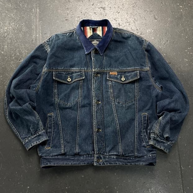 105 90s 랜드로버 데님 트러커 자켓