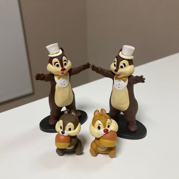 디즈니 칩앤데일 피규어 세트