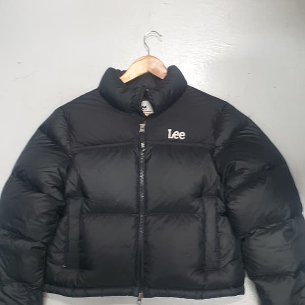 lee 리 블랙 숏패딩