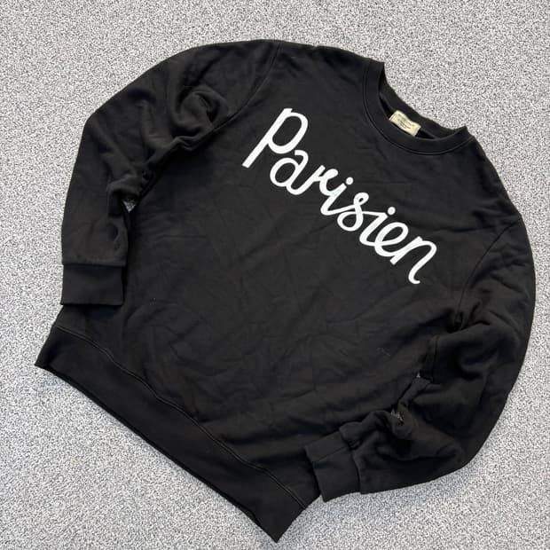 실측 빈티지 남성 빅로고 맨투맨 긴팔티 0324J