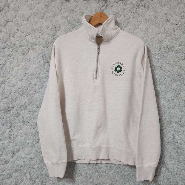 H629 [M] 커버낫 반집업 맨투맨 티셔츠