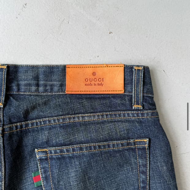 48) Gucci straight denim
