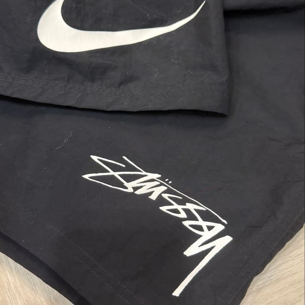 나이키 x 스투시 우븐 쇼츠 블랙 XL