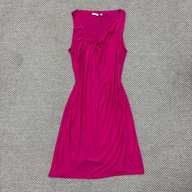 아떼 바네사브루노 드레이프 슬리브리스 원피스 v2978