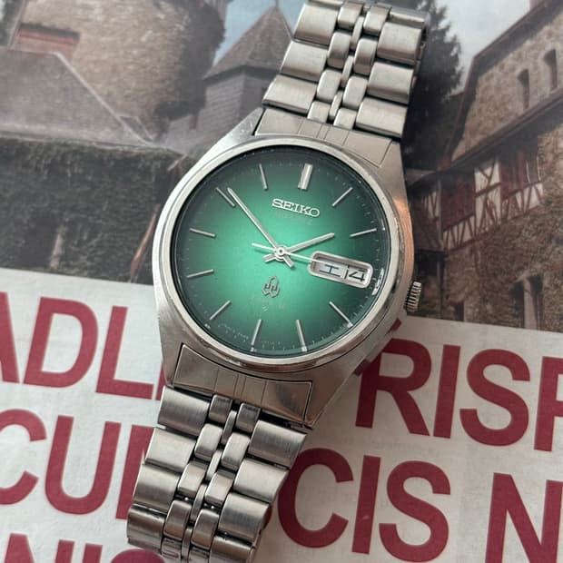 세이코 Seiko Type II 그린 그라데이션