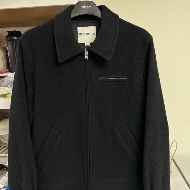 홀리선 메이플 울 버클 자켓 (하프코트) L