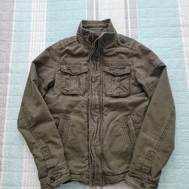 아베크롬비 Abercrombie 밀리터리 M65 필드 야상자켓 M 100