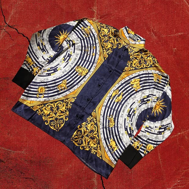 Gianni Versace 베르사체 앤티크 바로크패턴 셔츠 100-105