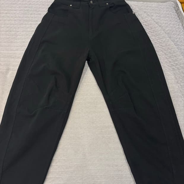 9999아카이브 테크니컬 커브드 팬츠