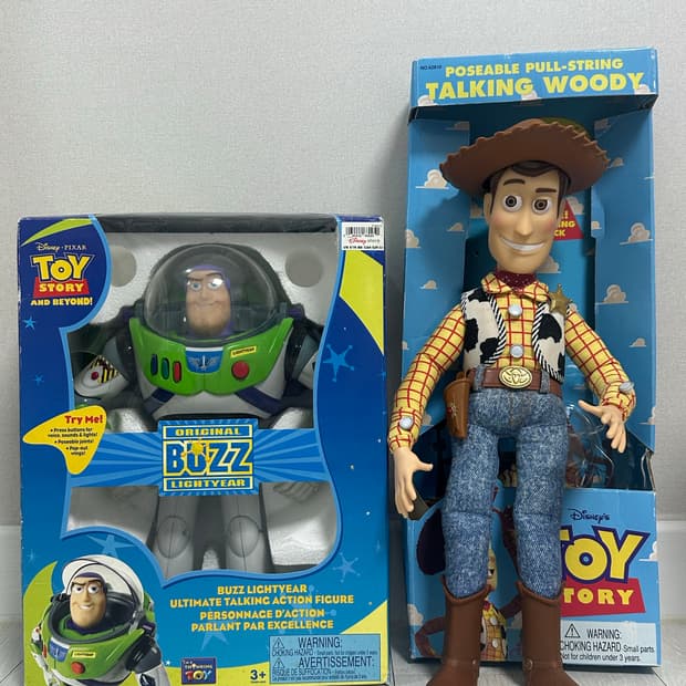 1995년 토이스토리 초판 우디/버즈 판매합니다.