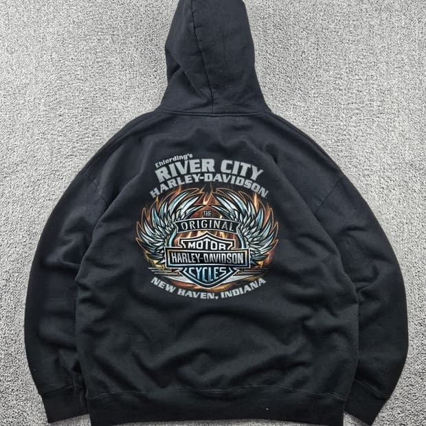 할리데이비슨 엘러딩스 리버 시티 후드 집업 ( L ) / 10931