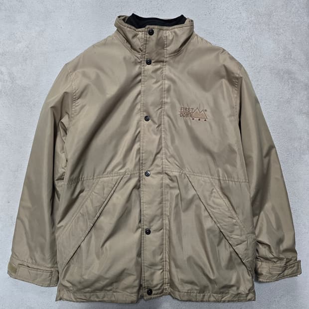 FIRST DOWN 퍼스트다운 베이지 자켓