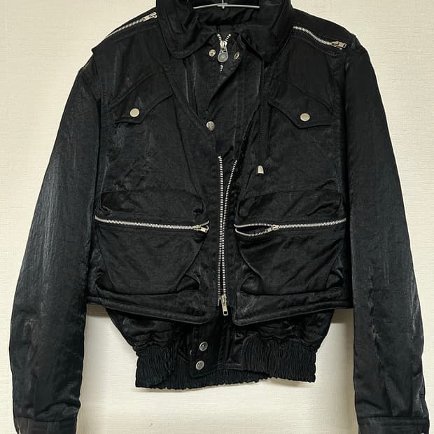 디테쳐블 80‘s 스타일 봄버재킷