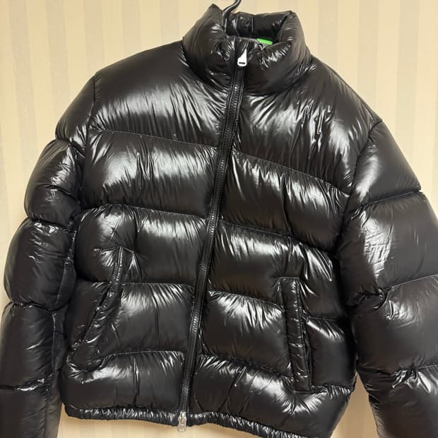 자라 유광 패딩 L